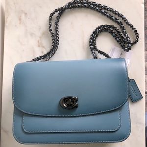Coach Madison Shoulder Bag Blue